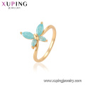 15099 Simple design fashion style women jewelry butterfly shape ice stone ring promote price for wholesale